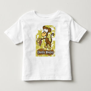 Cheeky Monkey in the Jungle Toddler T-shirt