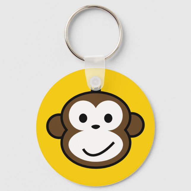 Cheeky Monkey Keychain (Front)