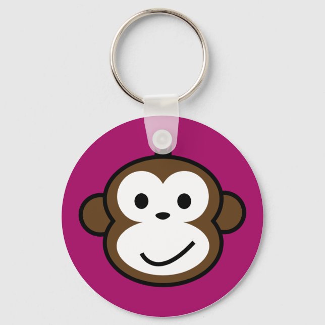 Cheeky Monkey Keychain (Front)