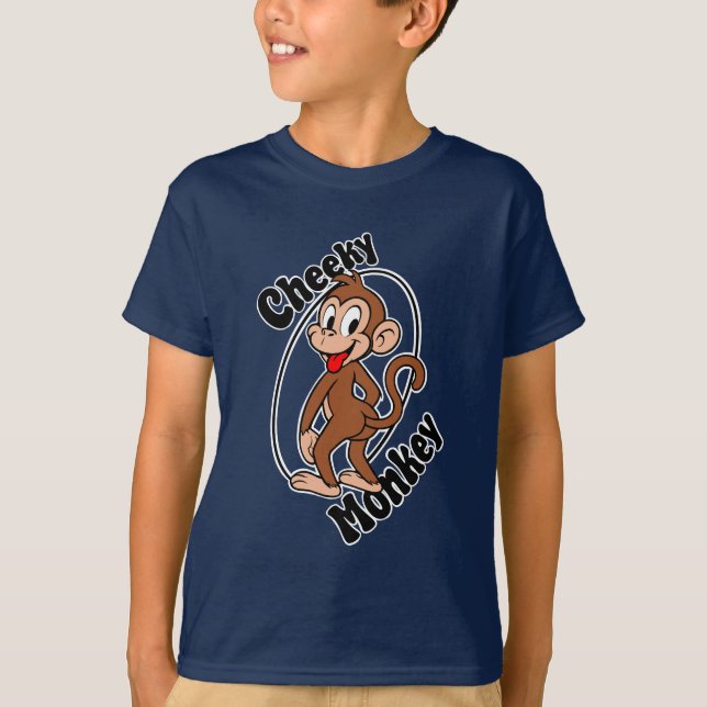 Cheeky Monkey Kids Tee (Front)