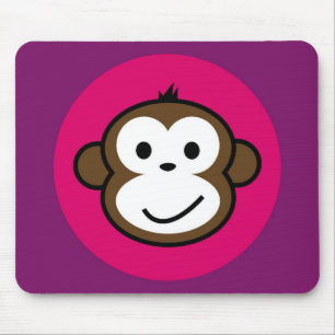 Cheeky Monkey Mouse Pad