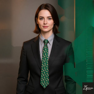 Cheeky Monkey Pattern Tie