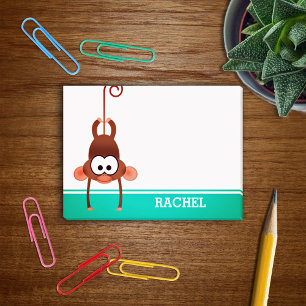 Cheeky Monkey Personalized Post-it Notes