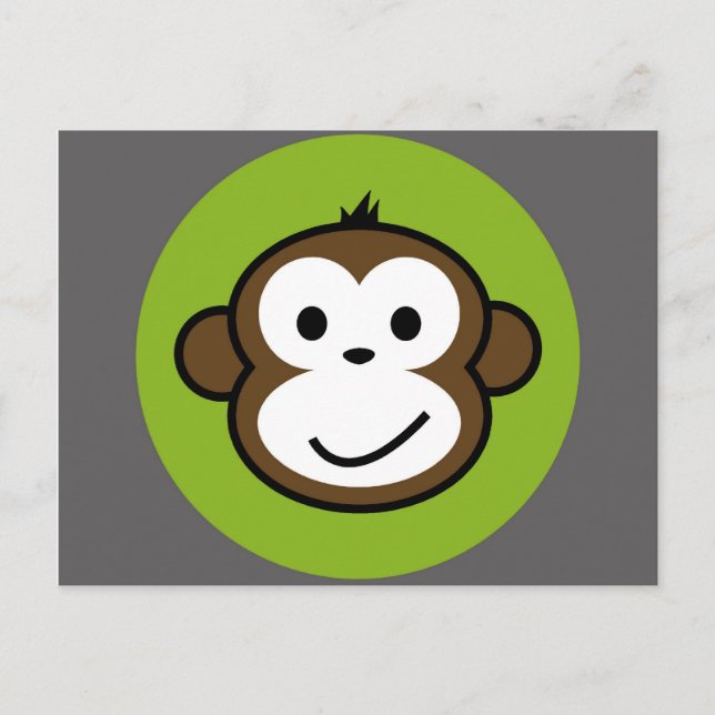Cheeky Monkey Postcard (Front)