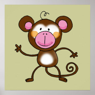 Cheeky monkey poster