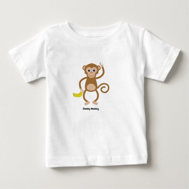 Cheeky Monkey T-Shirt for Kids (Front)
