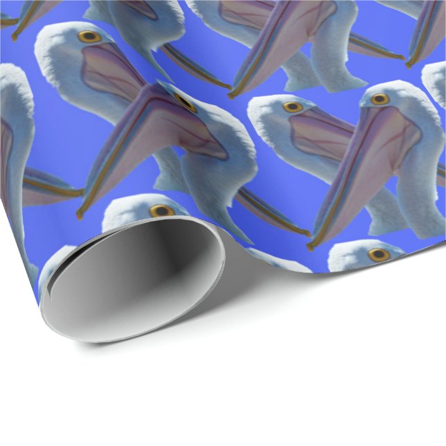 Cheeky Pelican Faces, Wrapping Paper (Roll Corner)