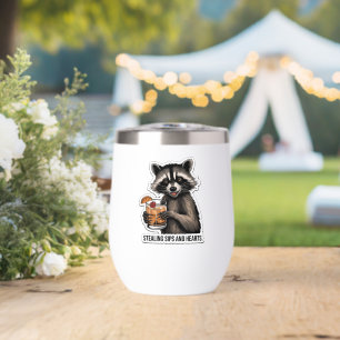 Cheeky Raccoon with Whiskey Sour – Playful Cocktai