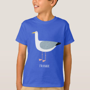 Cheeky Seagull Name T-Shirt