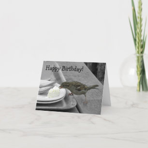 Cheeky Sparrow Notecard