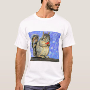 Cheeky Squirrel Painting T-Shirt