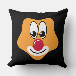 Cheeky Star Face Throw Pillow