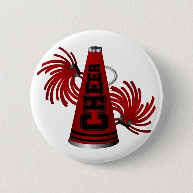 Cheer 2 Inch Round Button (Front)
