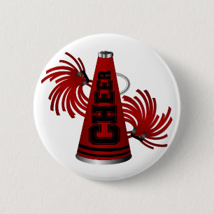 Cheer 2 Inch Round Button