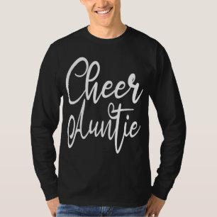 Cheer Auntie Cute Cheerleader Aunt for Women Fun C T-Shirt