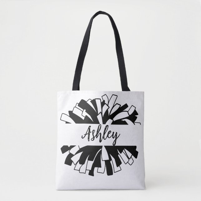 Cheer Bag, Cheerleader or Pom Squad Tote Bag (Front)