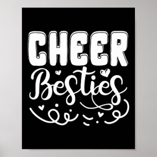 Cheer Besties Cheerleader  Poster