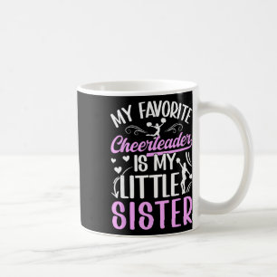 Cheer Big Sister Proud Big Sister Of A Cheerleader Coffee Mug