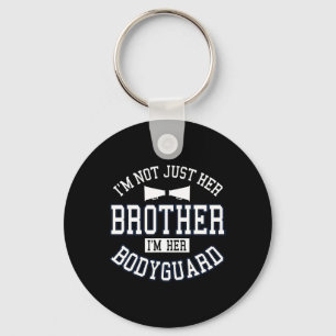 Cheer Bro Funny Cheerleading Brother Keychain