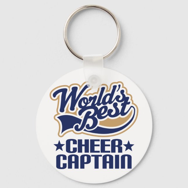 Cheer Captain Gift Keychain (Front)