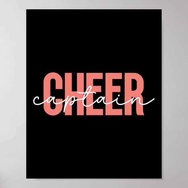 Cheer Captain Proud Cheerleader Captain _1  Poster (Front)