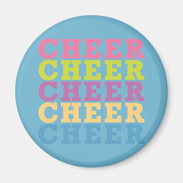 Cheer Cheer Magnet (Front)