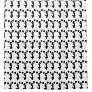 CHEER CHEERING CHEERLEADER SHOWER CURTAIN