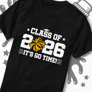 Cheer Cheerleader Graduation Class of 2026 Senior T-Shirt
