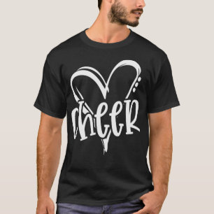 Cheer Cheerleader Heart T-Shirt