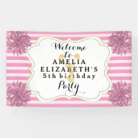Cheer Cheerleader Pink | Gold Girl Birthday Party
