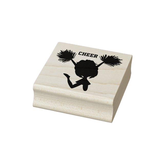 Cheer Cheerleader Rubber Stamp (Stamp)