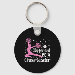 Cheer Cheerleading Be Different Be A Cheerleader Keychain
