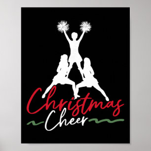 Cheer Cheerleading Christmas Christmas Cheer _1  Poster