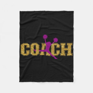 Cheer Cheerleading Coach Coach  Fleece Blanket