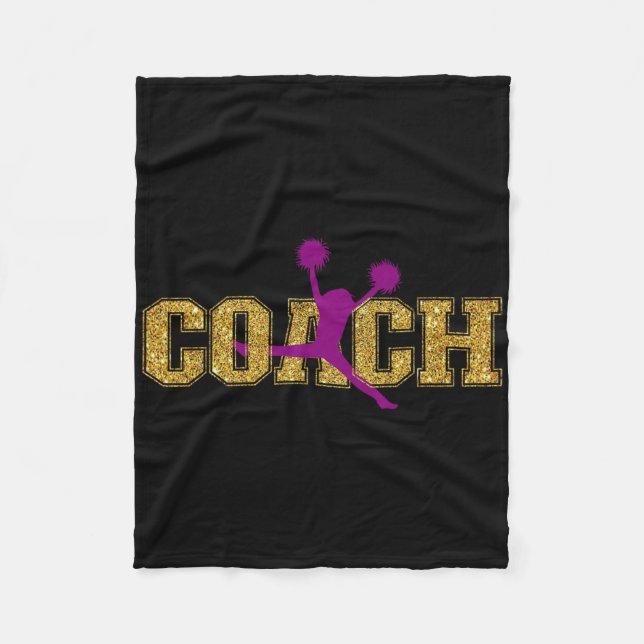 Cheer Cheerleading Coach Coach  Fleece Blanket (Front)