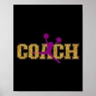 Cheer Cheerleading Coach Coach Poster