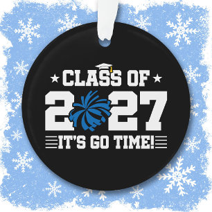 Cheer Cheerleading Graduation Senior Class of 2027 Ornament