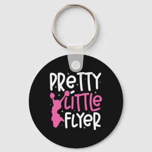 Cheer Cheerleading Pretty Little Flyer _1 Keychain