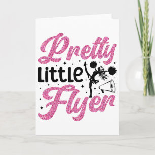 Cheer Cheerleading Pretty Little Flyer _3 Card