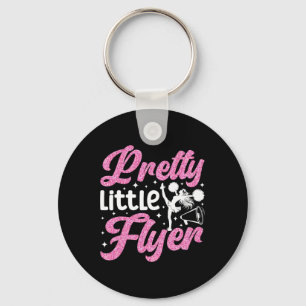 Cheer Cheerleading Pretty Little Flyer _4 Keychain