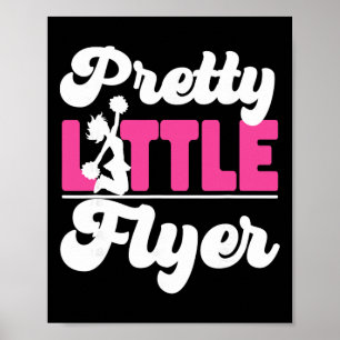Cheer Cheerleading Pretty Little Flyer Poster