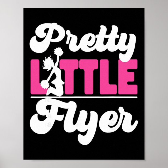 Cheer Cheerleading Pretty Little Flyer  Poster (Front)