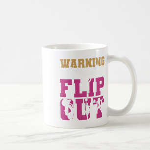 Cheer Cheerleading Warning I Might Flip Out _3  Coffee Mug