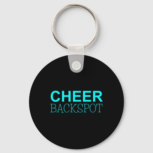 Cheer Ckspot Cheerleading  Keychain (Front)