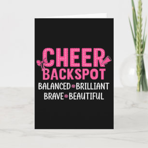 Cheer Ckspot Lanced Brilliant Cheerleading Ckspot  Card