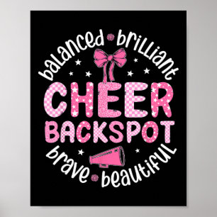 Cheer Ckspot Lanced Brilliant Cheerleading Ckspot Poster