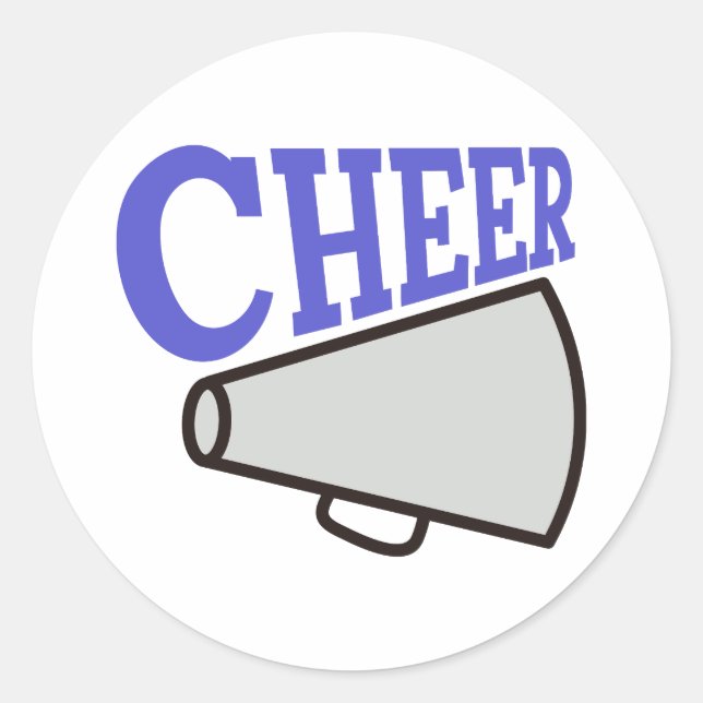 Cheer Classic Round Sticker (Front)