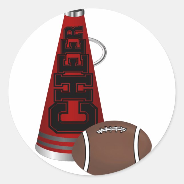 Cheer Classic Round Sticker (Front)