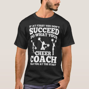 Cheer Coach Apparel  Cute  Coaches Design T-Shirt