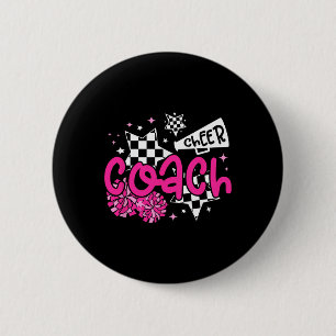 Cheer Coach Appreciation Cheerleader Coach  2 Inch Round Button